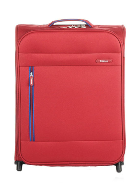 Diplomat Small The Light Collection Cabin Fabric Red Suitcase With 2 Wheels Height 55cm