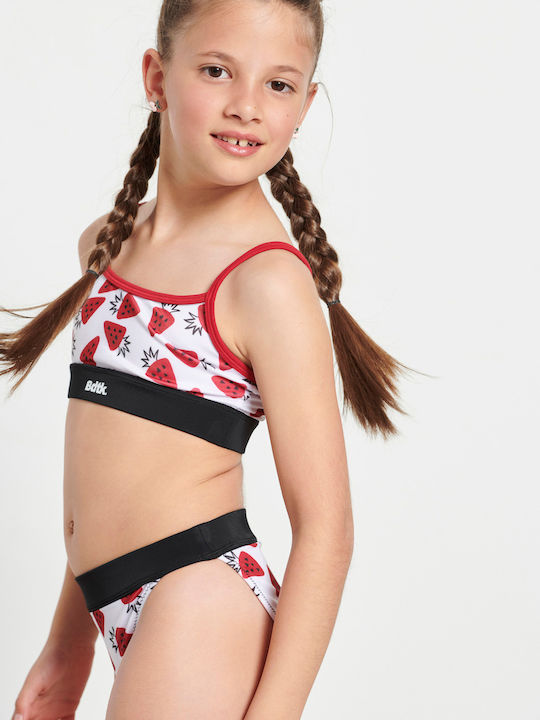 BodyTalk Kinder Badeanzug Bikini Weiß