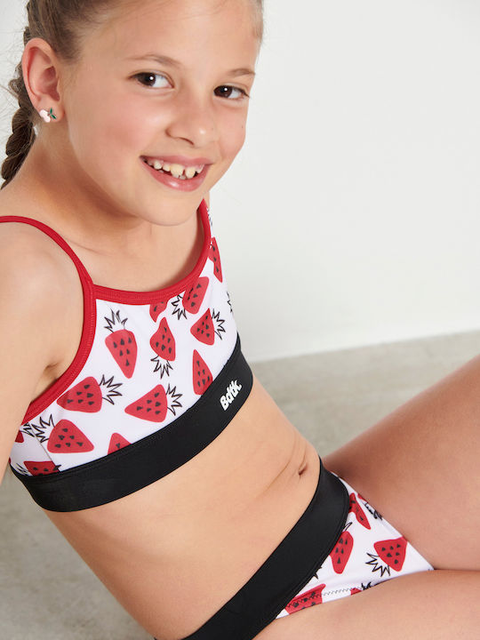 BodyTalk Kinder Badeanzug Bikini Weiß
