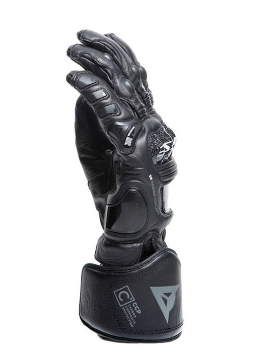 Dainese Druid 4 Ανδρικά Γάντια Μηχανής Δερμάτινα 4 Εποχών Black/Black/Charcoal Gray