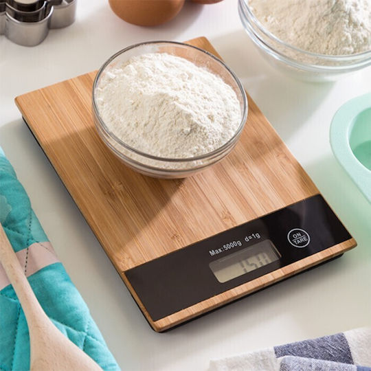 Cantare Digitală De Bucătărie Până La 5kg Maro