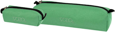 Polo Cord Pencil Case Barrel with 1 Compartment Neon Green