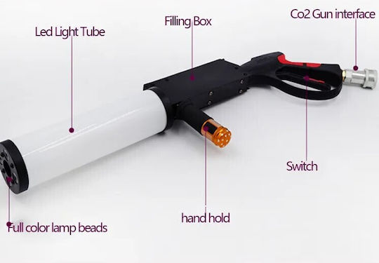 DJ Co2 Μηχανή Καπνού LED