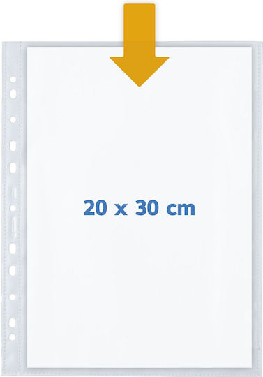 Herma Plastic Sleeves for for Photos with Holes 10pcs Fotophan 20x30cm