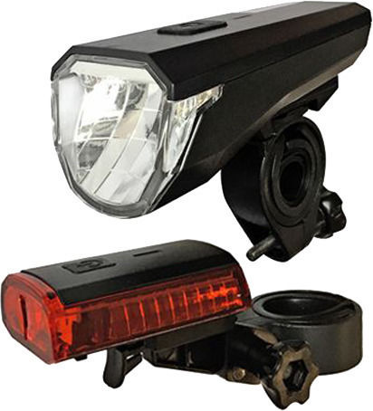 Arcas 13.02.0072 Rechargeable Bicycle Lights Set