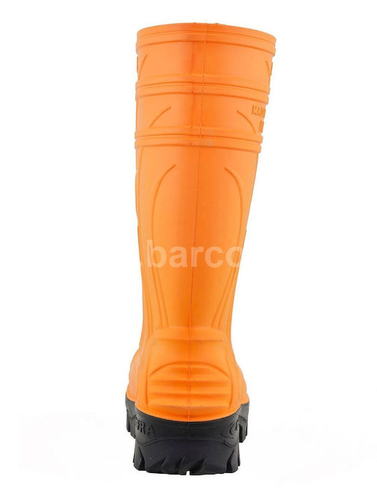 Cofra Thermic Non-Slip Work Wellies Knee Orange