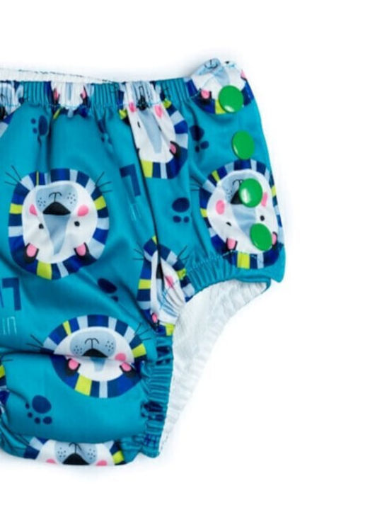 Tortue Little Lion Kids Swimwear Swim Diaper Light Blue