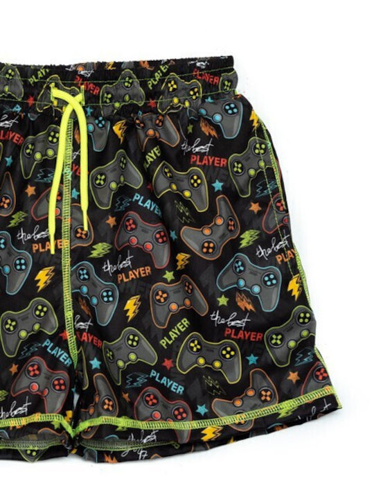 Tortue Player Kinder Badeanzug Badeshorts Schwarz