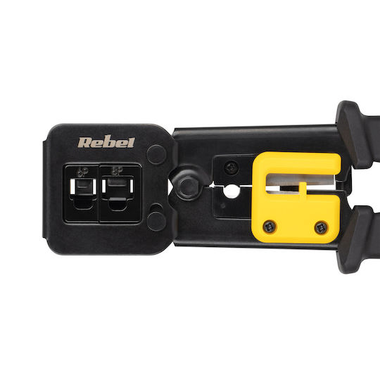 Rebel Ethernet Internet Cable Crimping Plier RJ12, RJ11, RJ45 RB-1007