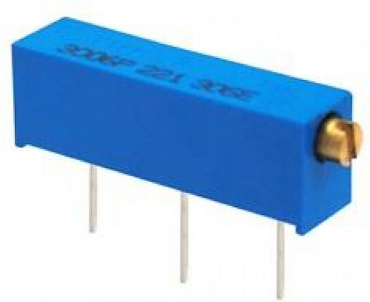 Potentiometer Trimmer Mehrgang-Potentiometer Horizontal 200kΩ 19x5mm 10Stück 01.009.0133