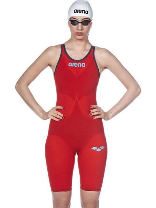 Arena Powerskin Carbon Air² 001128-45 Women's One Piece Competition Swimsuit Red