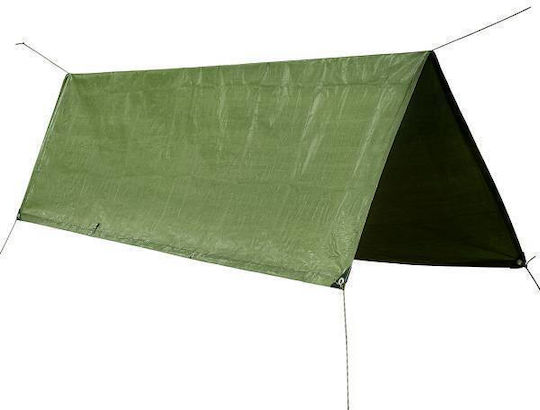 Mil-Tec Waterproof Tarpaulin 120gr/m² 3x4m. Light Type Khaki