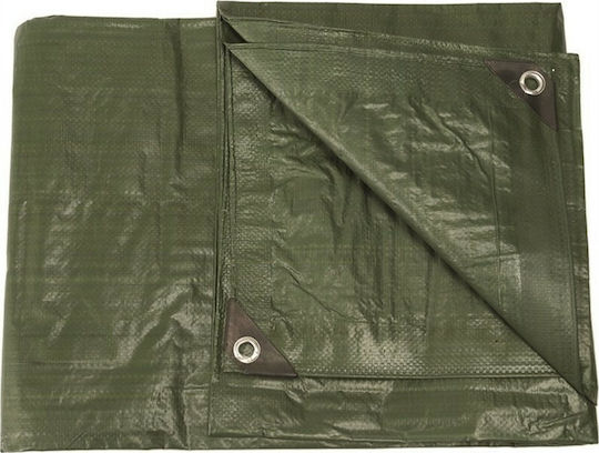Mil-Tec Μουσαμάς 120gr/m² 3.85x5μ. Ελαφρού Τύπου Χακί