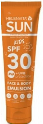 Helenvita Emulsion Waterproof Kids Sunscreen Emulsion for Face & Body SPF30 150ml