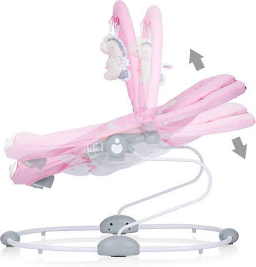 Chipolino Ηλεκτρικό Relax Μωρού Siesta με Μουσική και Δόνηση Pink για Παιδί έως 9kg