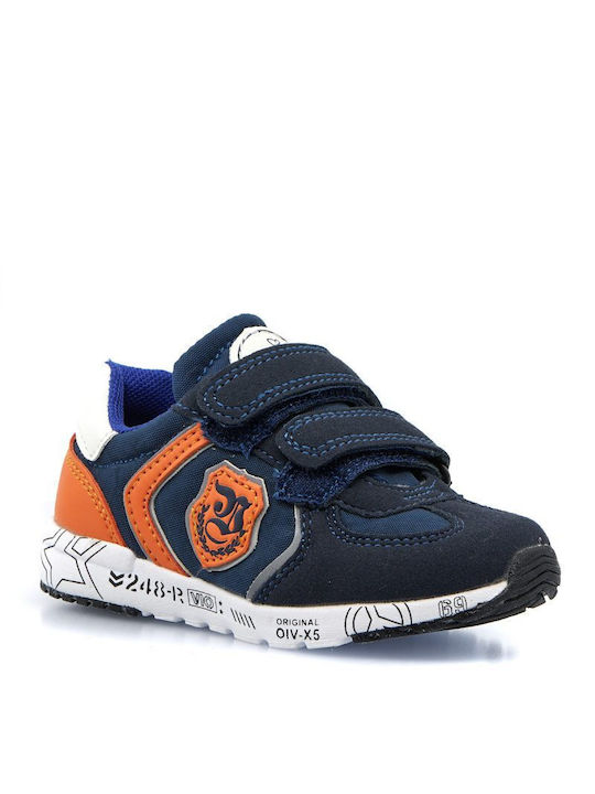 Exe Kids Sneakers with Scratch Blue