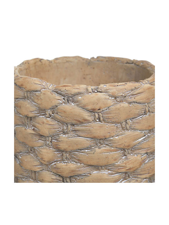 Inart Decorative Vase Beige 14x14x25cm