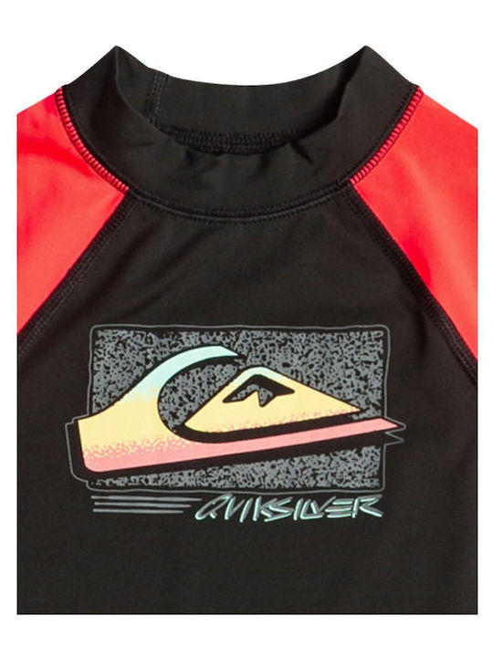 Quiksilver Next Gen Παιδικό Μαγιό Μπλούζα με Μακρύ Μανίκι Πορτοκαλί