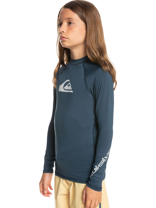 Quiksilver Kids Swimwear Long Sleeve Shirt Navy Blue