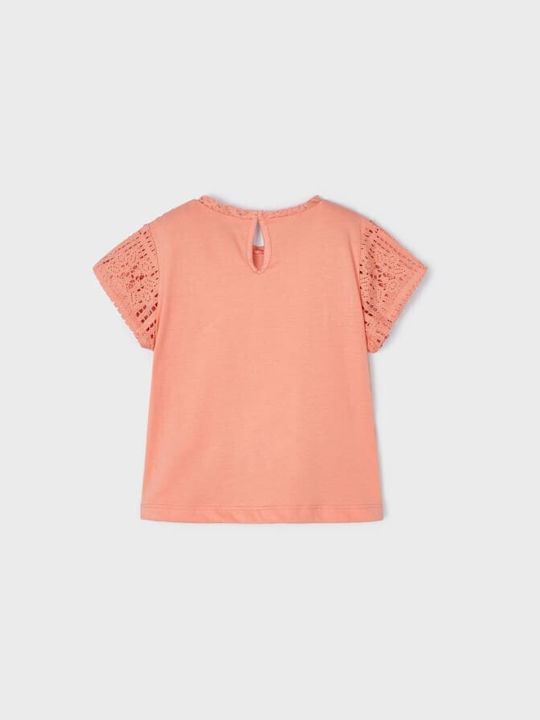 Mayoral Kids Blouse Short Sleeve Orange