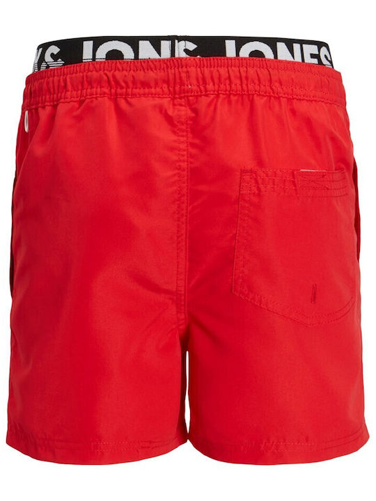 Jack & Jones Costum de baie pentru copii Pantaloni scurți de înot Roșu