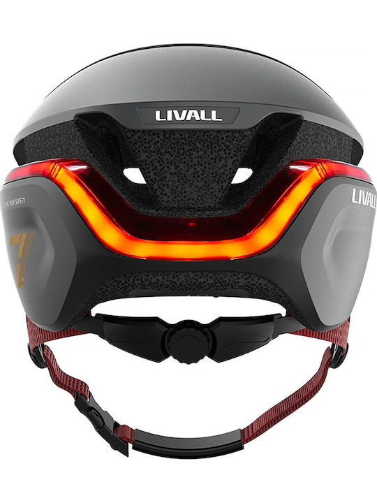 Livall Evo21 Κράνος Ποδηλάτου Δρόμου Μαύρο