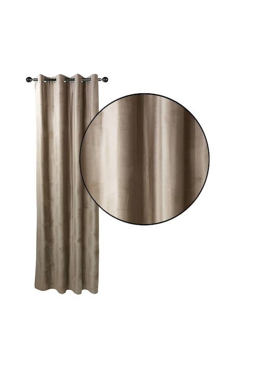 Das Home Vorhang mit Grommets 2227 Beiges 140x270cm
