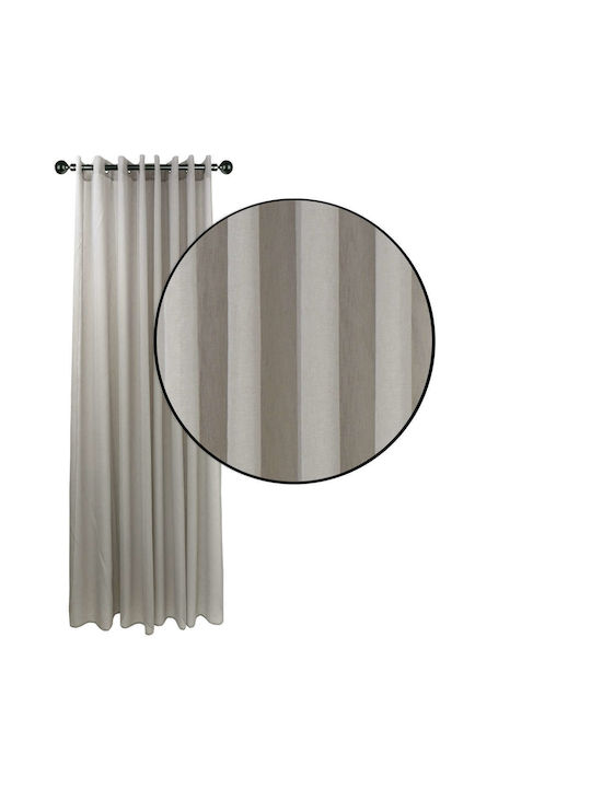 Das Home Curtain with Grommet 2221 Beige 300x265cm