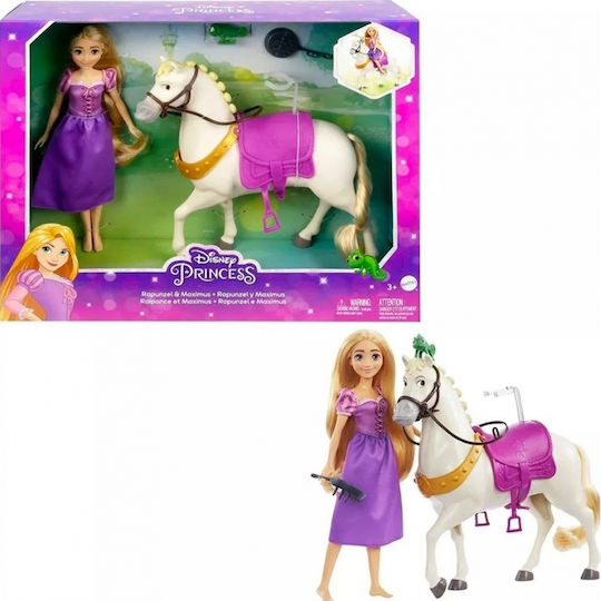 Mattel Rapunzel and Maximus the Horse Doll for 3+ years+ Years