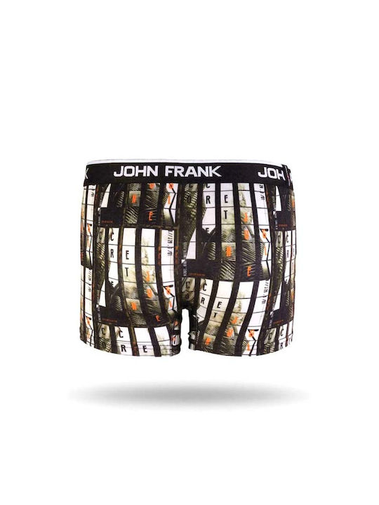 John Frank Scape Herren Boxershorts Mehrfarbig mit Mustern 1Packung