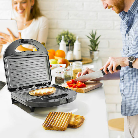 First Austria Τοστιέρα για 2 Τοστ 800W Inox