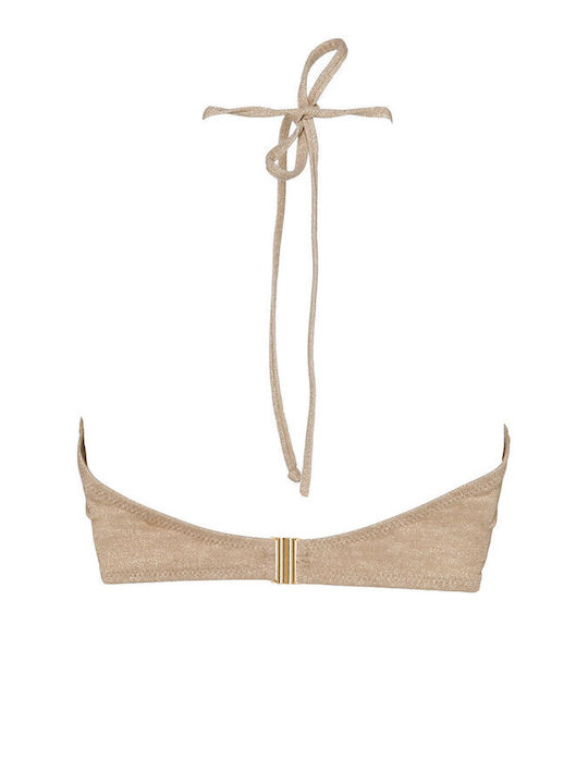 Sunset Bikini Σουτιέν C Cup με Ενίσχυση Χρυσό