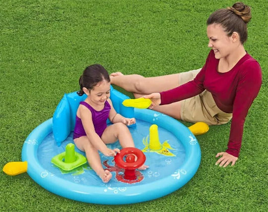 Bestway Piscină Rotundă Pentru Copii 31lt Gonflabilă 115x76cm Galbenă