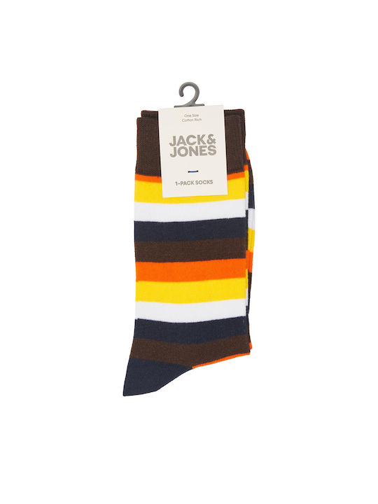 Jack & Jones Gemusterte Socken Chestnut 1Pack