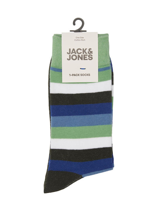 Jack & Jones Gemusterte Socken Absinthe Green 1Pack