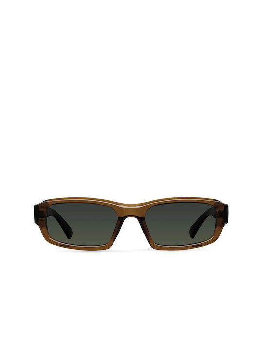 Meller Barack Sunglasses with Mustard Olive Plastic Frame and Green Polarized Lens BC-MUSTARDOLI