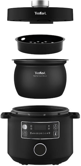 Tefal Turbo Cuisine Πολυμάγειρας 1090W με Χωρητικότητα 5lt Μαύρος