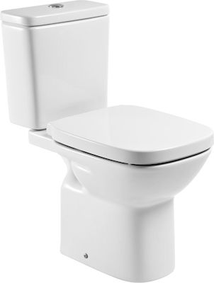 Roca Debba Wall Mounted Porcelain Low Pressure Rectangular Toilet Flush Tank White