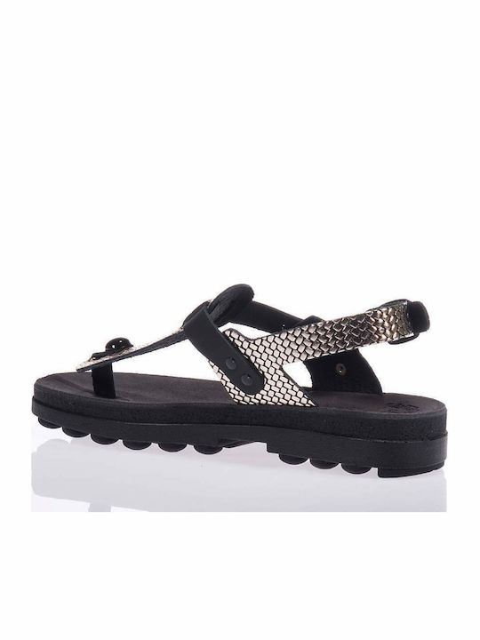 Marlena Women's Anatomic Sandals Gold Net