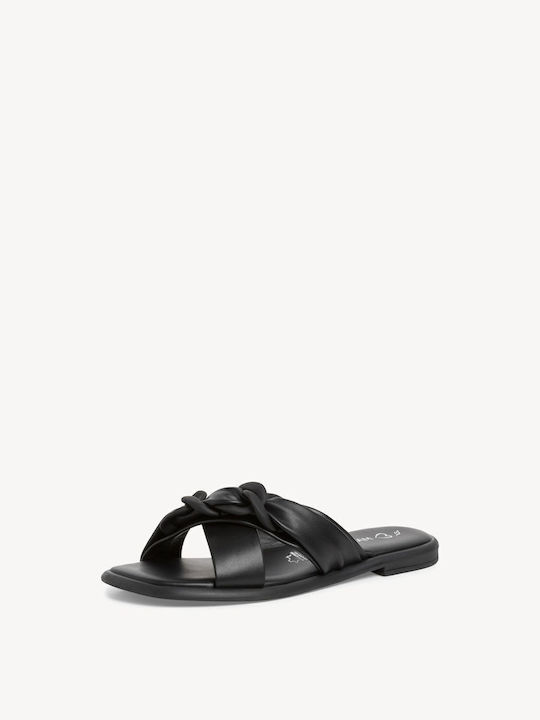 Sandale Casual Damă Din Piele Negru