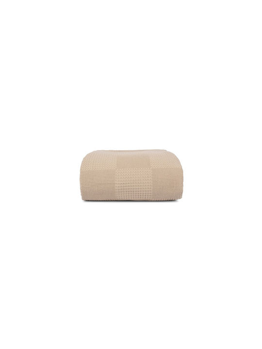 Mc Decor Blanket Nursery Swaddling Blankets Waffle Beige 100x105cm
