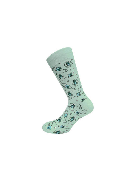 Walk Men's Patterned Socks Green