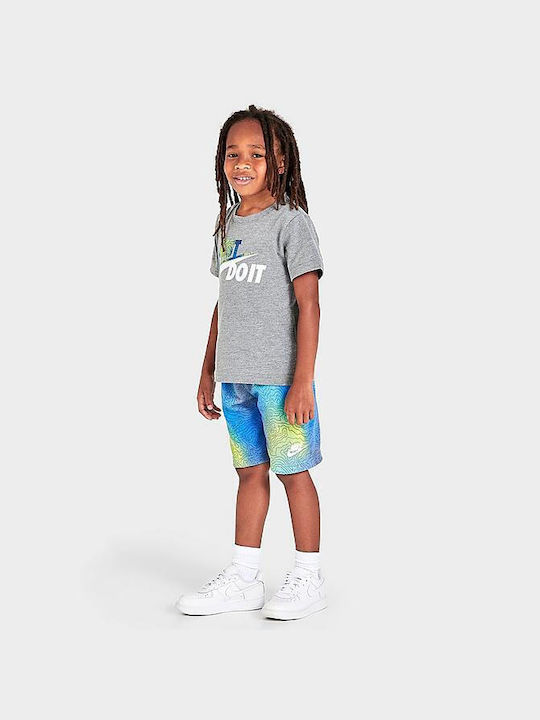 Nike Kids Set with Shorts Summer 2pcs Gray