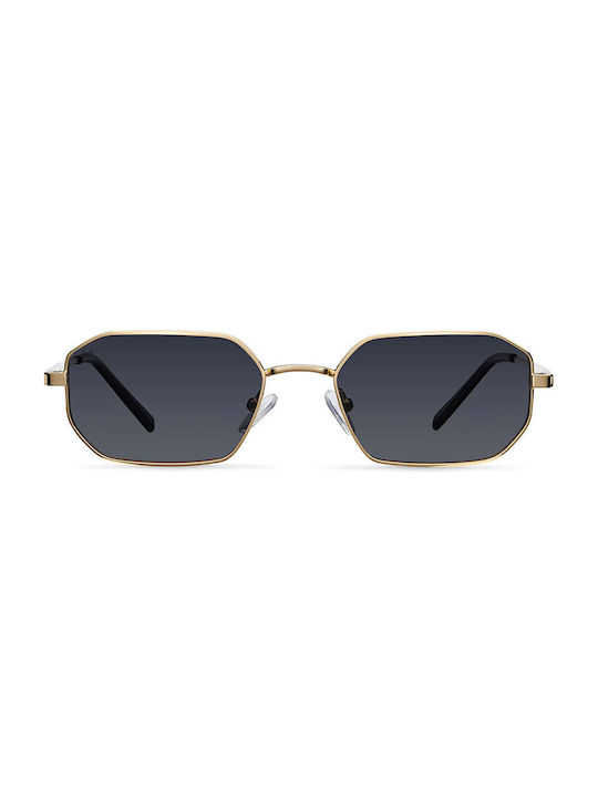Meller Idir Sunglasses with Gold Metal Frame and Gray Polarized Lens I-GOLDCAR