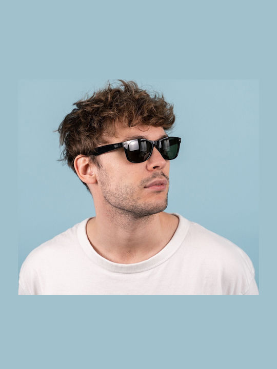 Ray Ban Wayfarer Unisex Sunglasses with Brown Tartaruga Plastic Frame and Brown Lens RB2132 902L