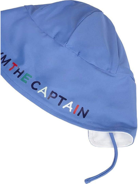 Mayoral Kids' Hat Fabric Sunscreen Light Blue