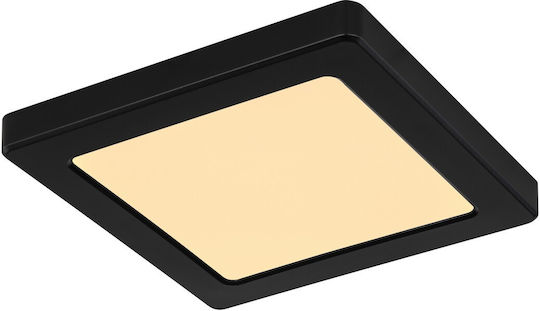 Globo Lighting Квадрат На открито LED Панел 12W с Студено бяло Светлина 6500К