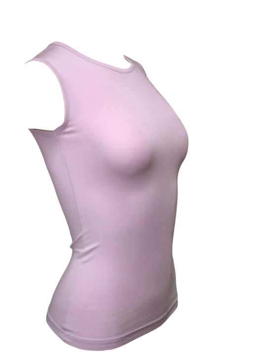 Fără mâneci Violet Tricou pentru femei