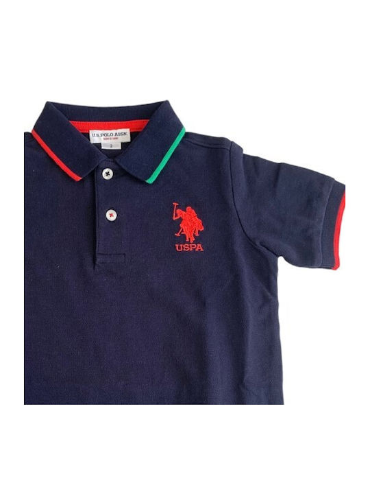 U.S. Polo Assn. Kids Polo Short Sleeve Black