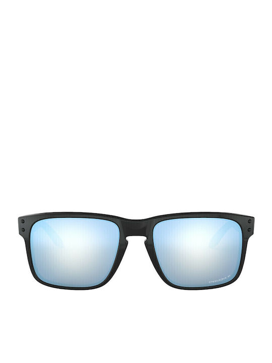Oakley Holbrook Men's Sunglasses with Black Plastic Frame and Blue Polarized Mirror Lens OO9102-C1